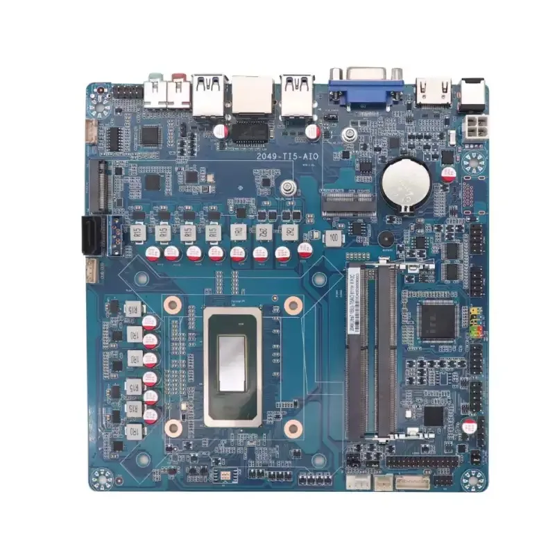 For Yanji 17x17cm Mini-ITX Industrial Motherboard, Intel Core Ultra 7 155U for Advertising Machine & Commercial Display