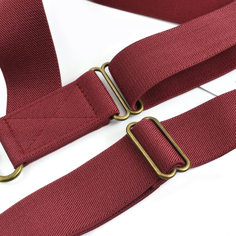 1Pc 3.5cm Wide Men Suspenders 2 Clips Adjustable Elastic Braces for Pants Trousers Business Suit Wedding Formal Wear Accessories