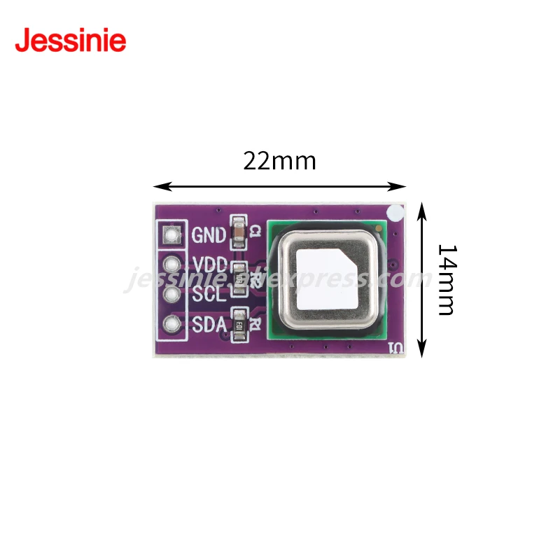 2pcs/1pc SCD40 SCD41 Gas Sensor Module Detects CO2 Carbon Dioxide Temperature and Humidity Two-in-one with I2C II2 Communication