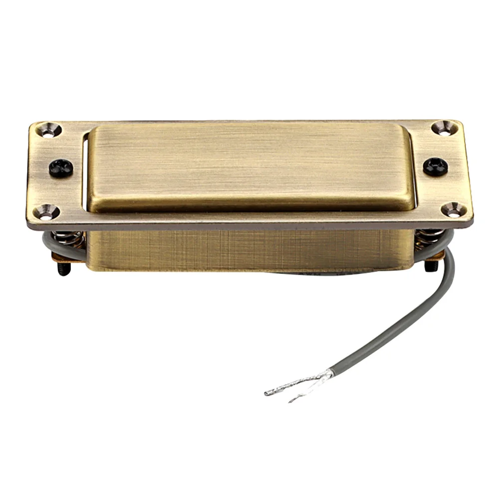

Copper Shell Guitar Pickup Lightweight Stable Performance Quick Setup for Acoustic Folk Guitar Accessories Bass Accessories
