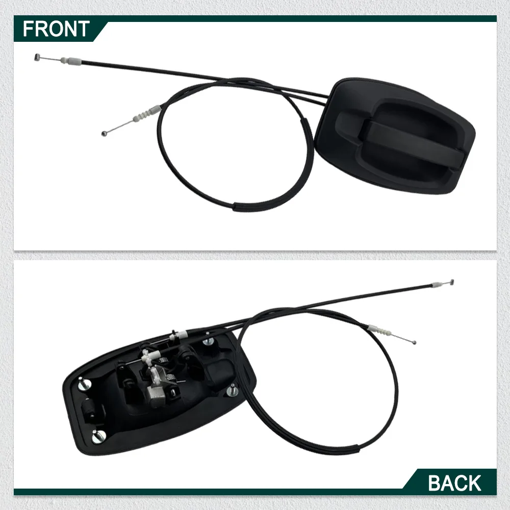 Manija de puerta corredera trasera exterior con arnés de cableado para Ram ProMaster Van 2014-2022 4002485   97736 5RK14JXWAC