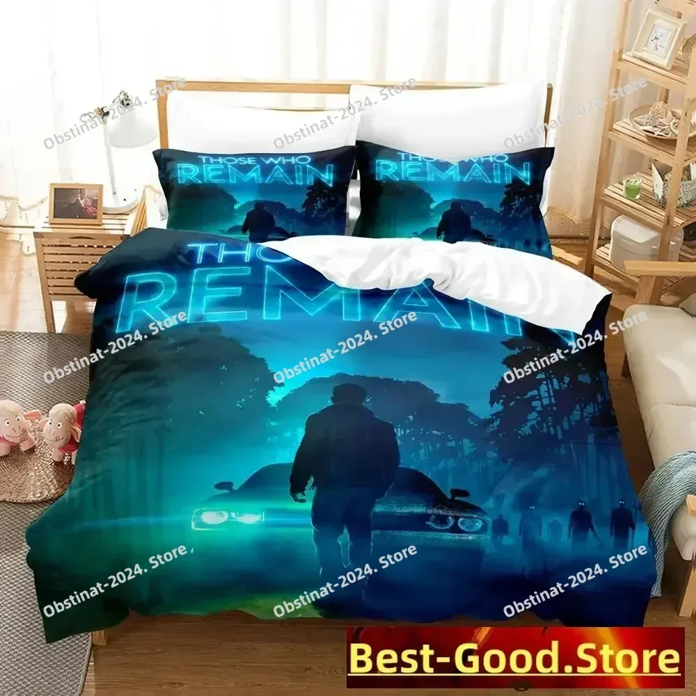 Those Who Remain Bedding Set Single Twin Full Queen King Size Bed Set Adult Kid Bedroom Duvetcover Sets Anime parure de lit Bed