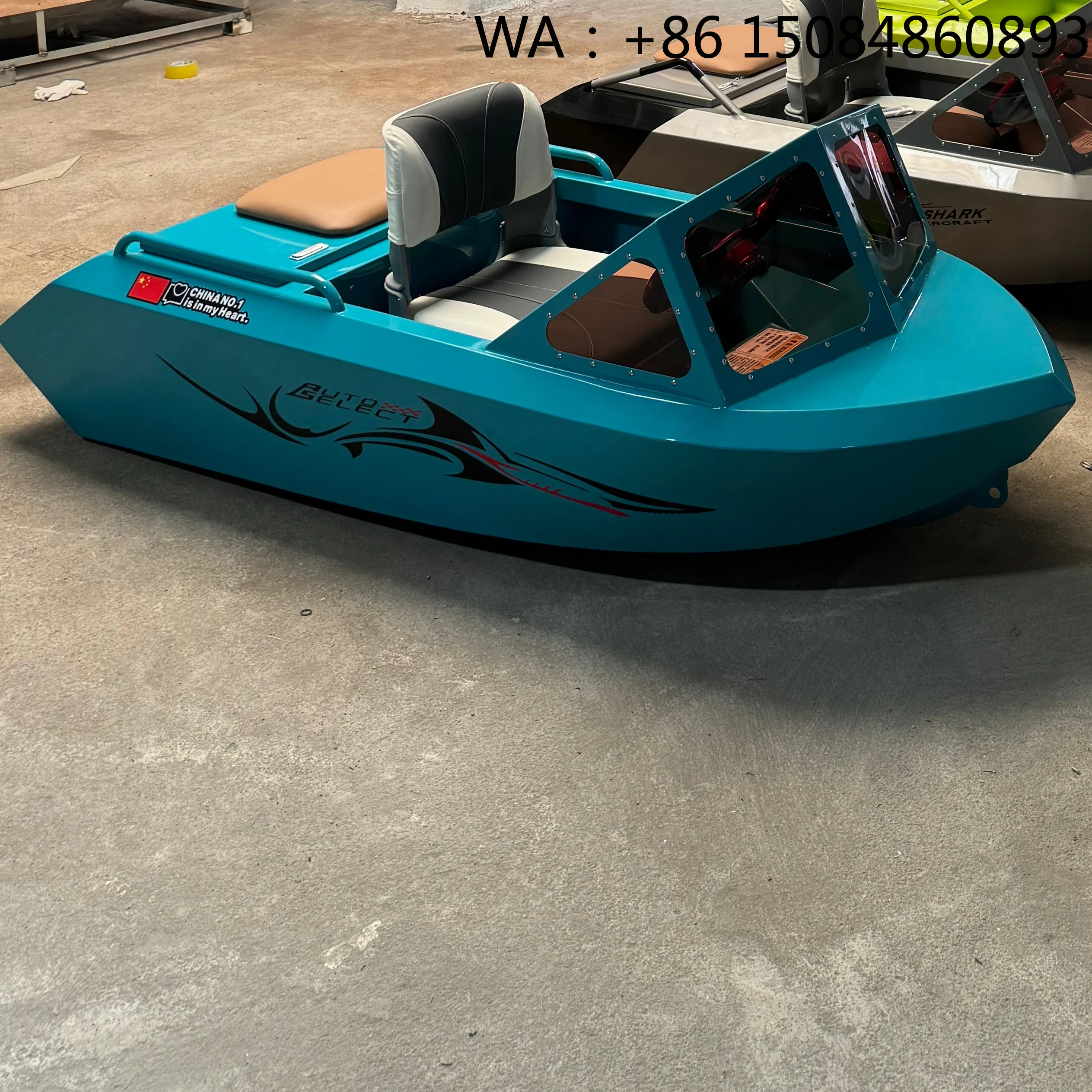 Multi Purpose Water Karting Boat, Adjustable Structure Stable Power Component For All Kinds Water Recreation