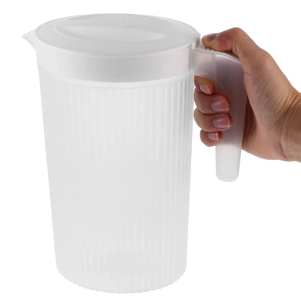 

Пластиковый кувшин с крышкой большой емкости, портативный кувшин для воды для сока, чая, напитков, домашнего использования, пластиковые кувшины для напитков