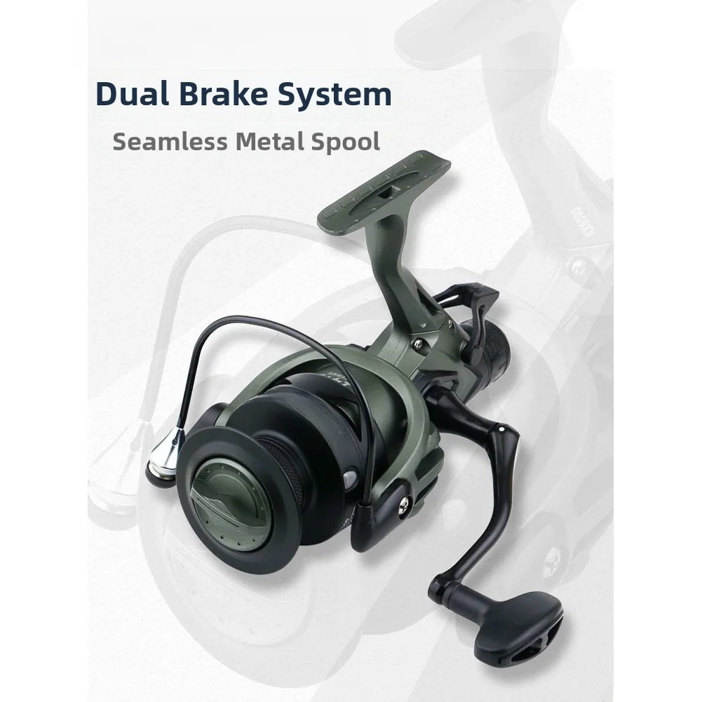 

Катушка Black KX Series с передними и задними тормозами, шпуля из алюминиевого сплава, полностью металлические внутренние детали, для левшей