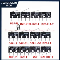 1PCS 2PCS 5PCS 10PCS Original stroke microswitch D2F-L L2 L3 01L L-D3 01F-T FL 01FL L D2F-F-3-7 D2F-5 5L D2F-F D2F-01F-T