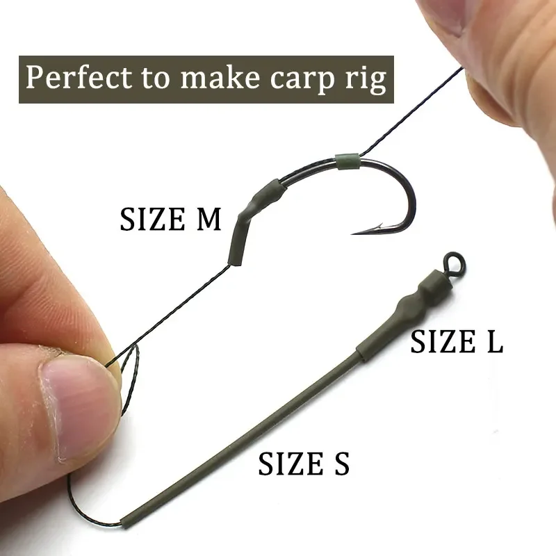 30PCS Accessories for Carp Fishing Used with  Carp Fishing Swivels Quick Change Stainless Steel for Carp Fishing Rig  Accessory