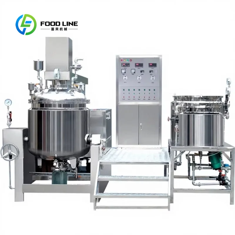 customized Stainless Steel Emulsifying Mixer Integrated Pump Motor Design for Cosmetic and Chemical Industry