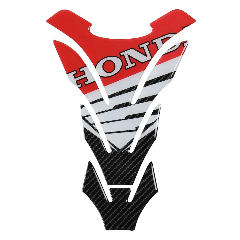 5D Carbon Fiber Motorcycle Fuel Tank Pad Decals Moto Gas Cap Stickers Accessories for Honda CBR250 CBR 600 900 RR CB400 CB1300