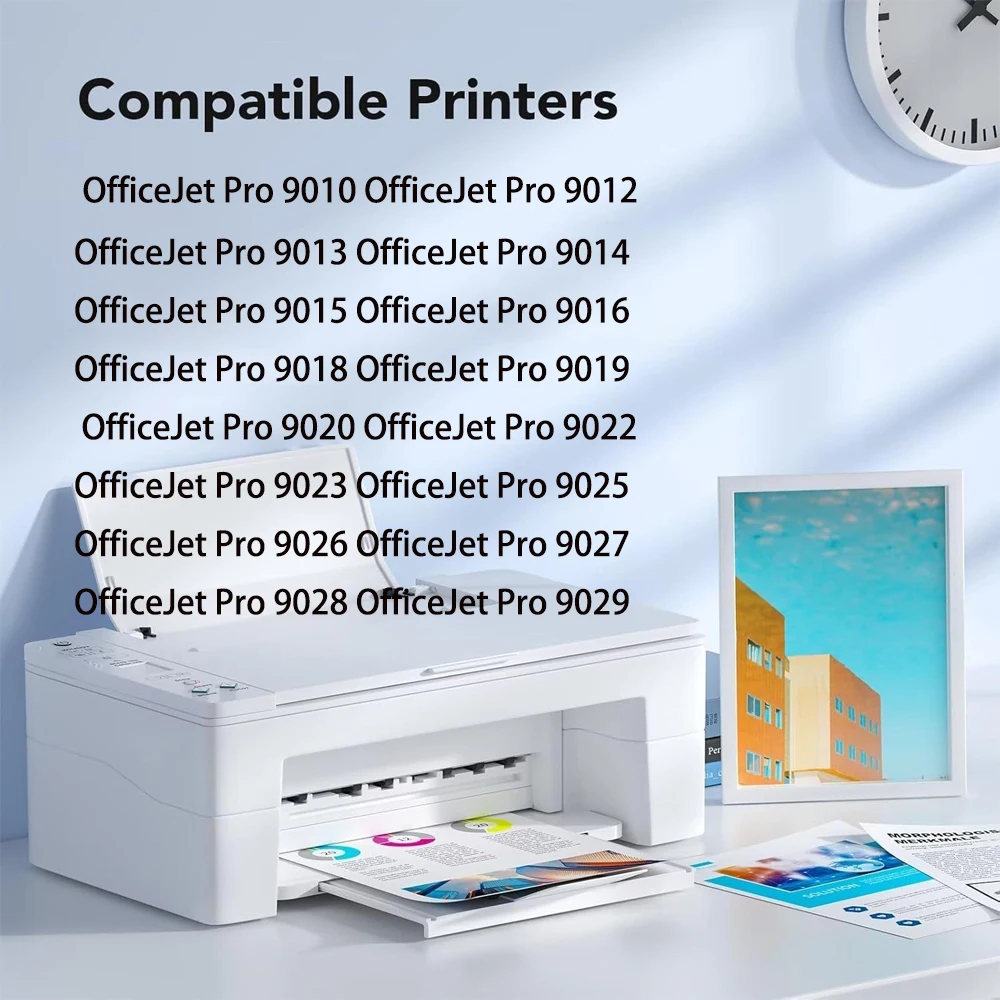 Einkshop para HP 963XL 963 Cartucho de Tinta Compatible OfficeJet Pro 9010 9012 9013 9014 9015 9016 9018 9019 9020 9022 9023 9025
