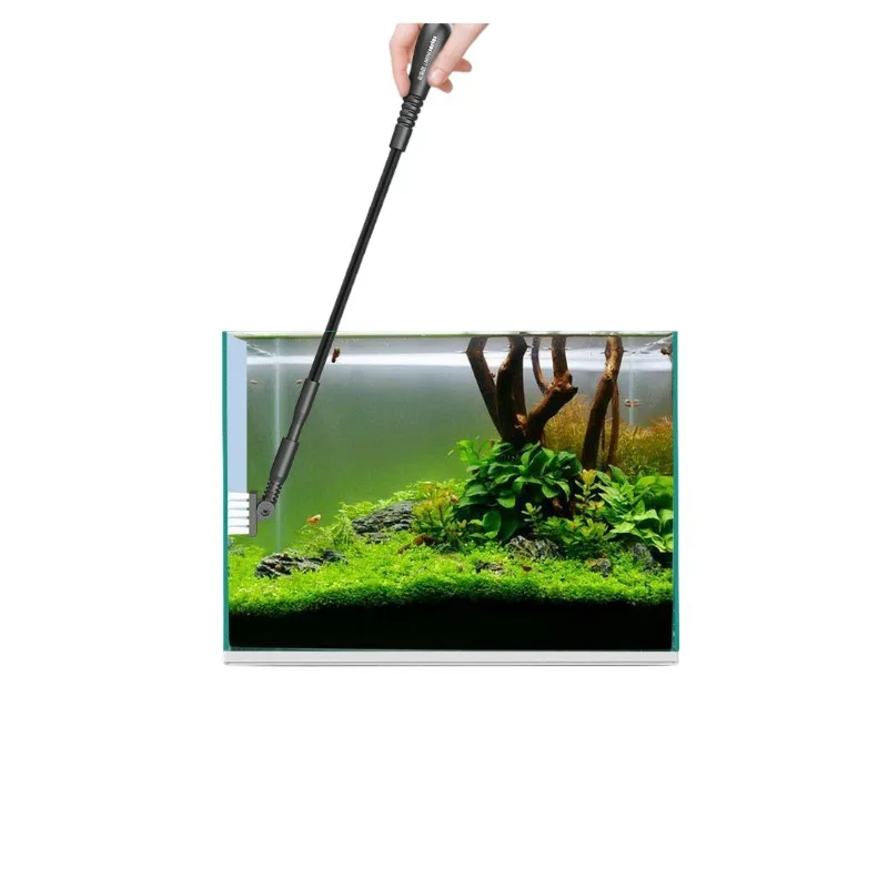 Fish tank cleaning artifact, algae scraper, brush to clean long handle, glass cleaning tool to clean inner wall