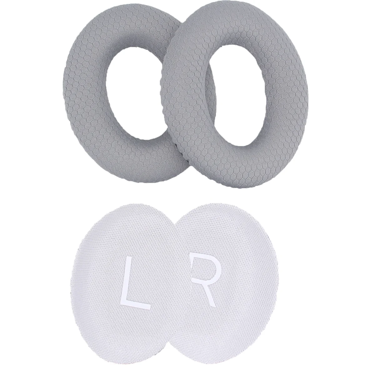 Headphone Cushions Ear Pads Replacement for QC45 Wireless Headphones Ear Cushions Headset Parts Gray