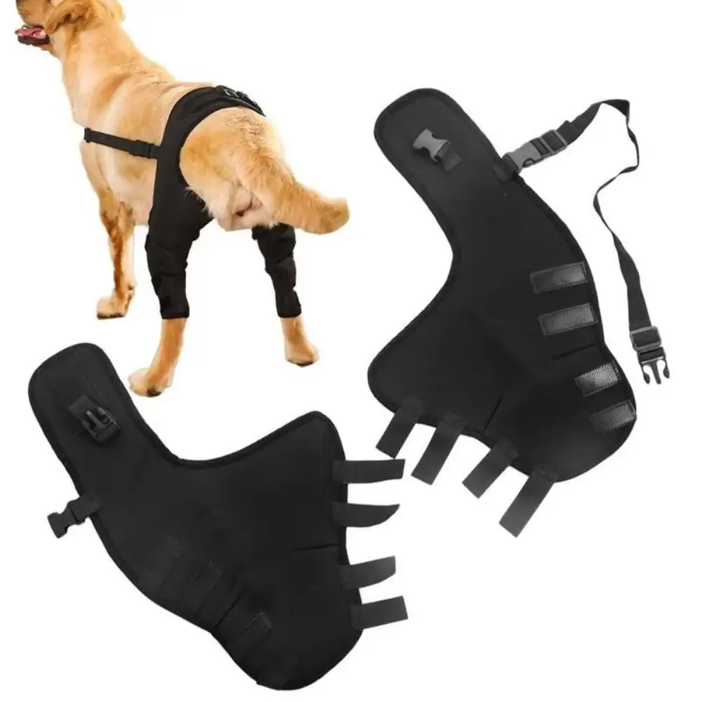 Adjustable Dog Knee Brace Breathable Comfortable Rear Leg Knee Brace Breathable Cloth Rear Leg Brace Dog Leg Support Brace