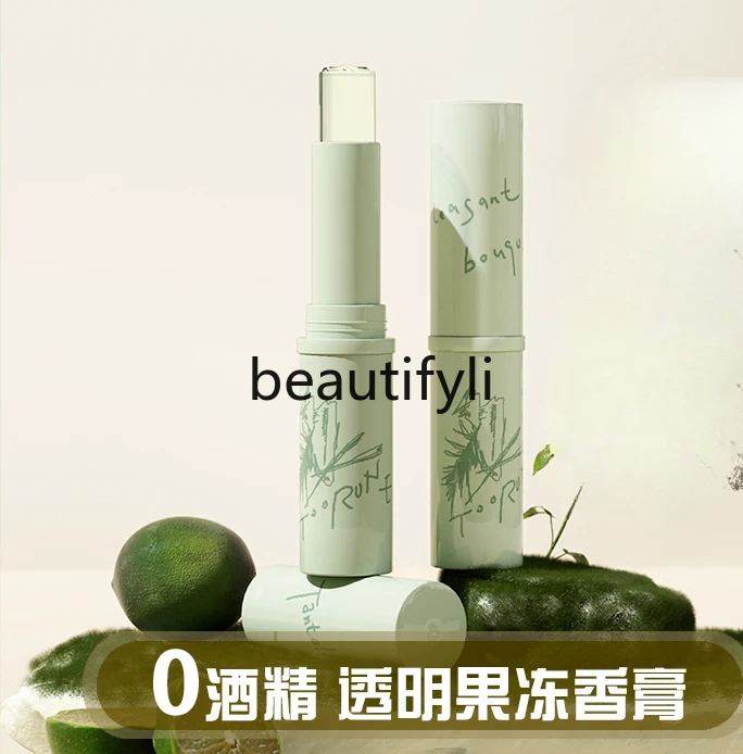 Transparent jelly solid balm, light fragrance in summer, fresh application perfume, continuous fragrance on the body