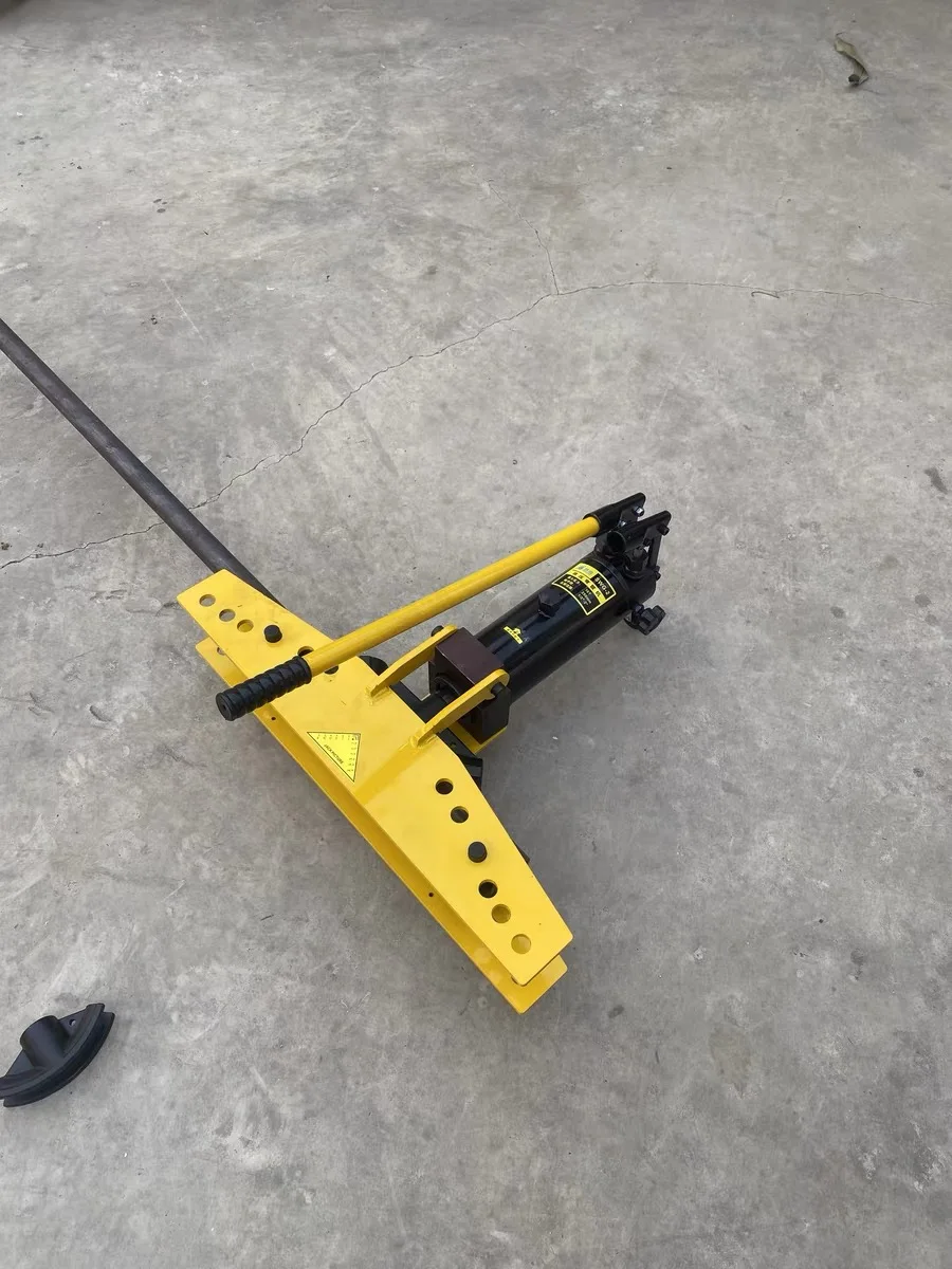 Dobladora de tubos manual de 1/2-4 pulgadas, herramienta dobladora hidráulica para doblar tubos galvanizados
