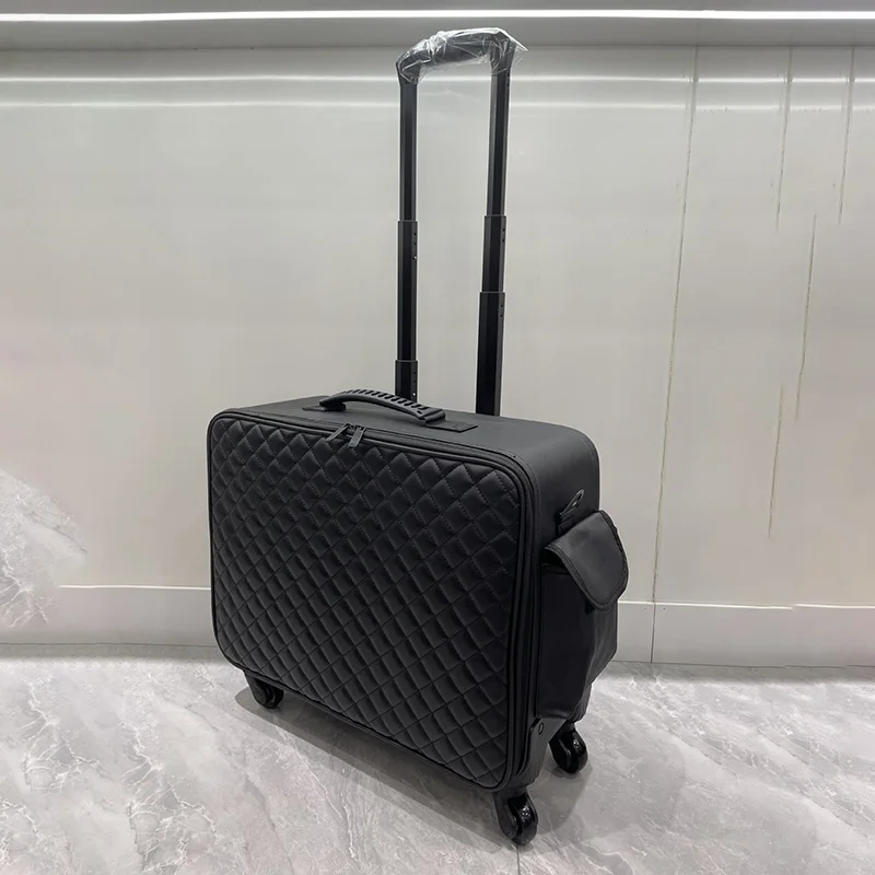 Koper Kecantikan Profesional, Seni Kuku, Tas Rias, Kotak Peralatan Bordir, Organizer Penyimpanan Seluler Koper Kosmetik Roda Universal