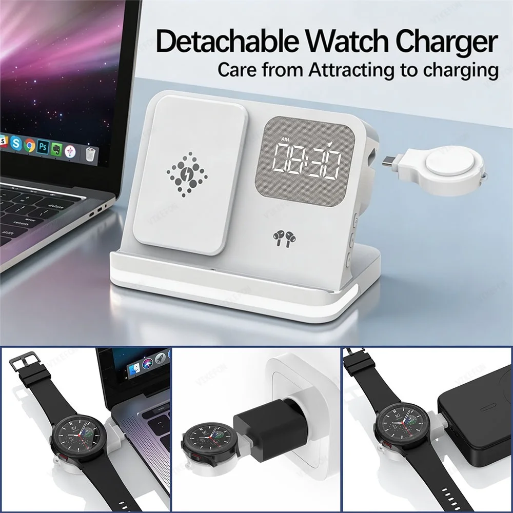 4 in 1 Wireless Charger Statio - Watches Smartwatch Samsung review and price