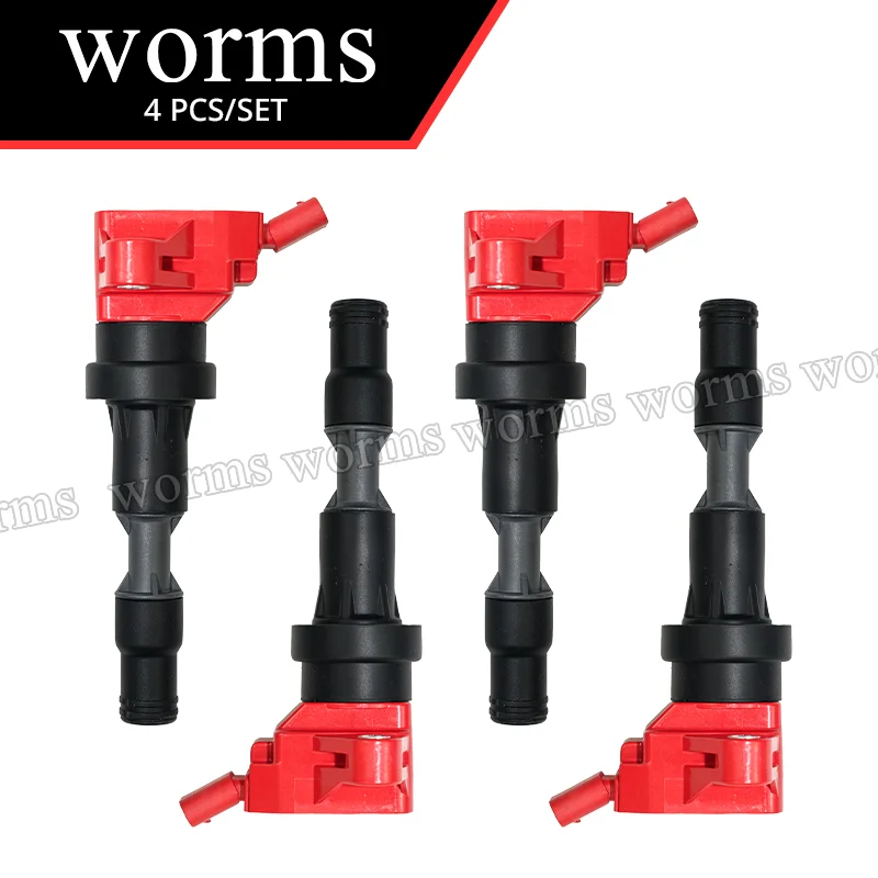 

Worms High Performance Ignition Coil Racing 4PCS Set For Hyundai I30/I30 Nline Kia Proceed Ceed Xceed 1.4Tgdi 27301-03AA0