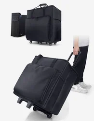 Trolley Bag for Desktop computer bag storage bag trolley-type keyboard mouse storage bag with wheels Trolley bag for computer