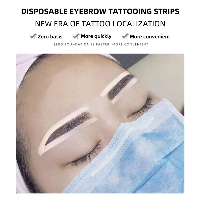 

20/50pcs Disposable Eyebrow Design Stencil Airbrush Auxiliary Sticker for Eyebrow Tint Elegant Brows Shaping