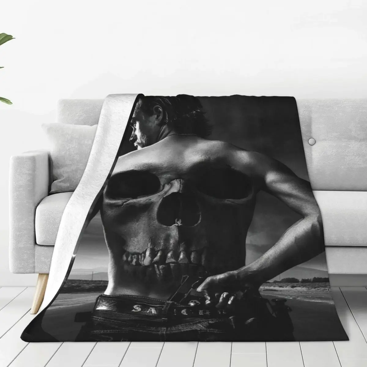 

Y2K Sons Of Anarchys Tv Series Blanket Ultra-Soft Fleece Relax Throw Blanket Machine Washable