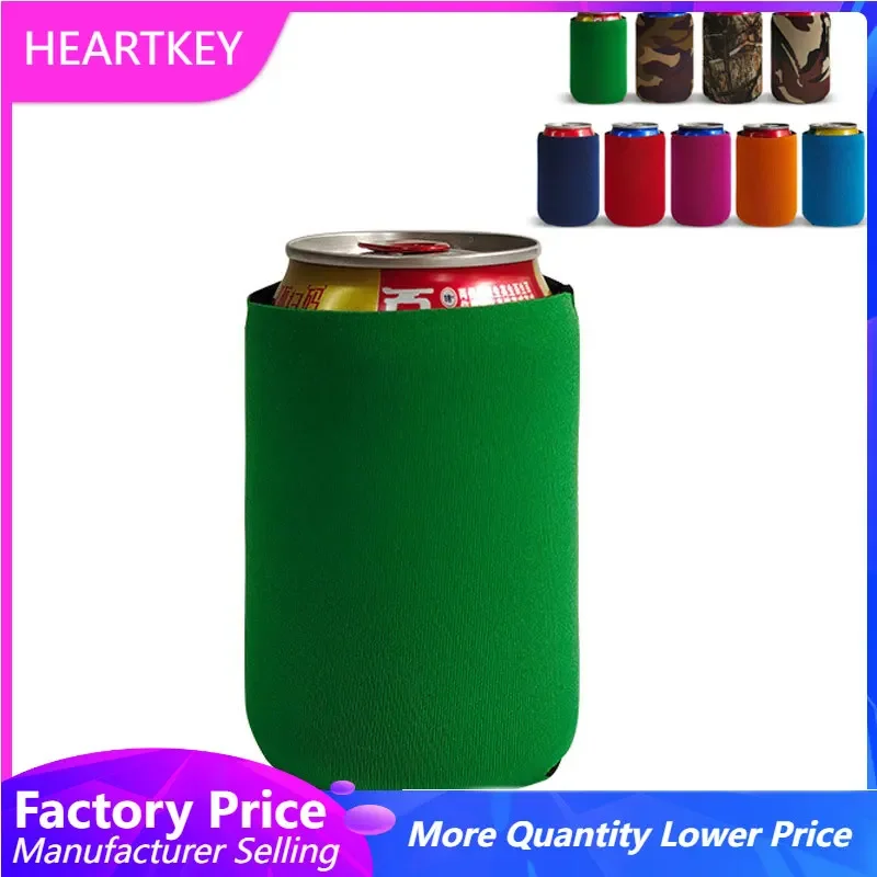 

10PCS Drink Beer Can Sleeves Neoprene Cooler Portable Camping Cans Cups Shrink Covers