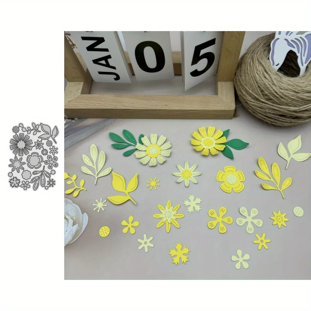 

Новое поступление, растения и цветы, листья, металлические штампы для DIY, скрапбукинг, изготовление карт, трафареты, тиснение, ремесленное украшение