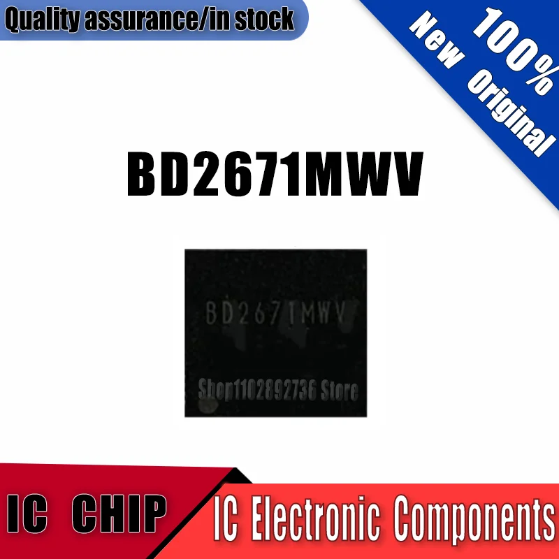 5PCS  New Original BD2671 BD2671MWV BD2671MWV-E2 QFN-68 Quality Assurance In Stock IC CHIP