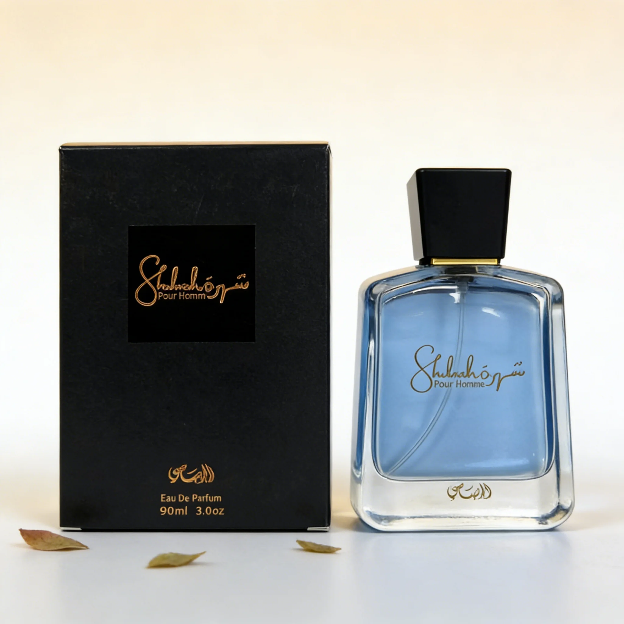 

Hawas Shuhrah Pour Homme Men's Eau De Parfum 3oz, Crisp Aquatic & Woody Scent, Refreshing Long-Lasting Fragrance