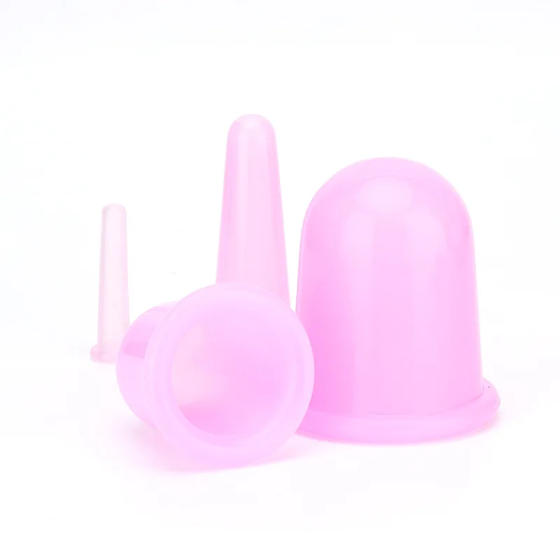 

Silicone Vacuum Cupping Massage Jars Anti Cellulite Massage Facial Suction Cups Face Neck Lift Skin Scraping Guasha Anti Wrinkle