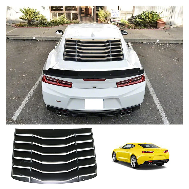 High Quality Auto Part Style Modern Rear Window Louver For Chevrolet Camaro 2016-2023