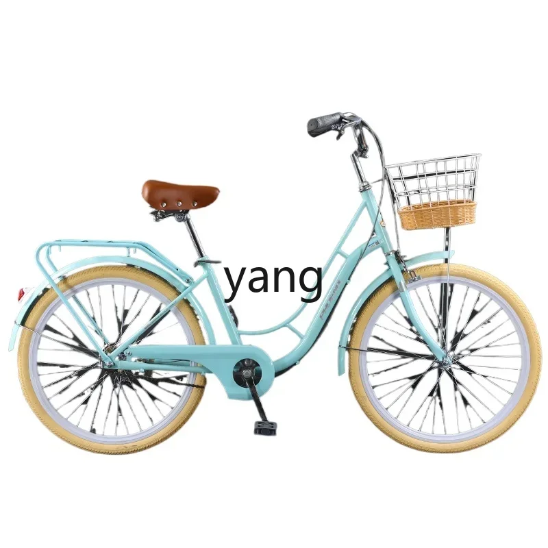 LMM1  bicycle women's 24-inch bicycle light old-fashioned retro commuting to and from get off work