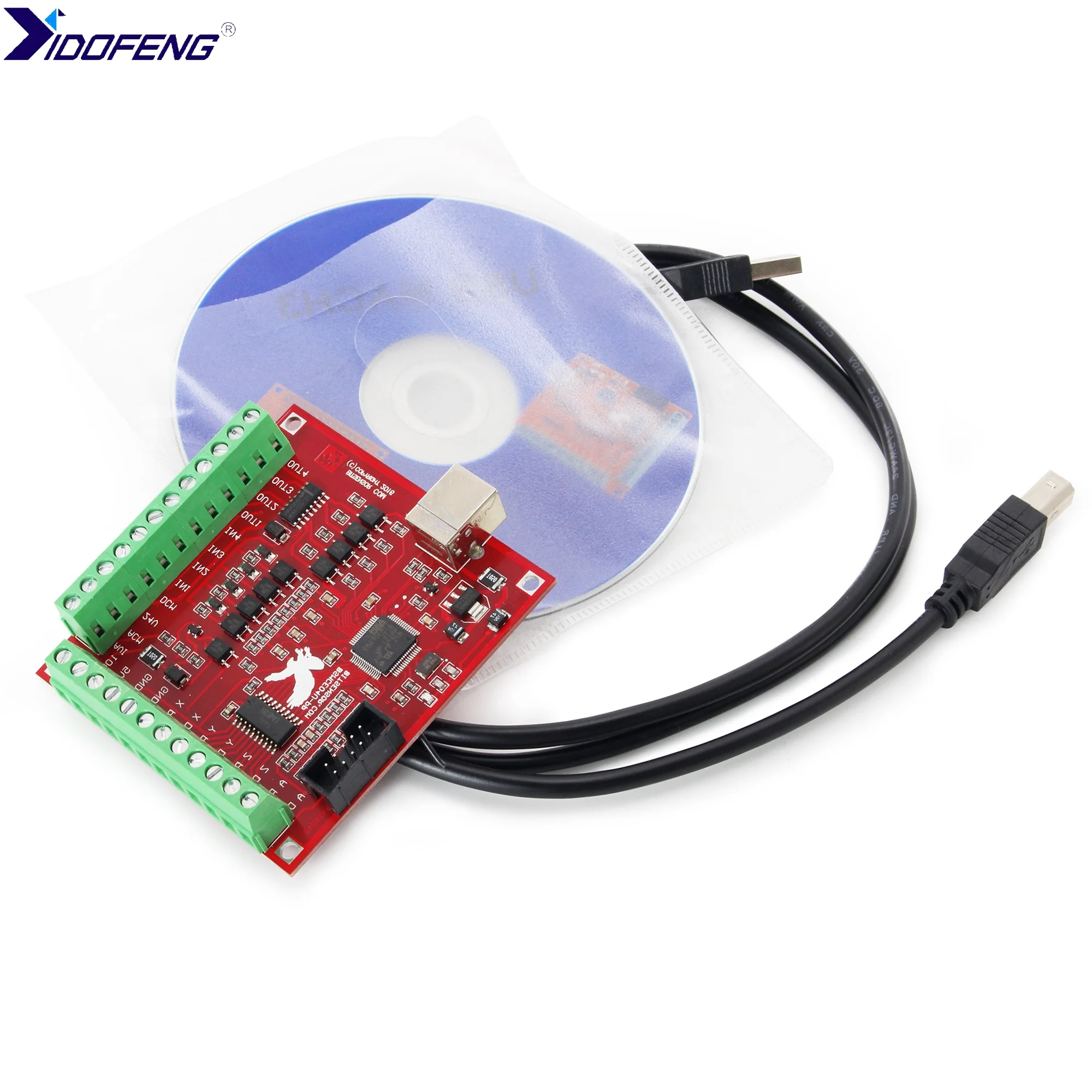 

USB MACH3 100 кГц коммутационная плата 4-осевой интерфейсный привод контроллер движения гравировальный станок материнская плата синий или красный