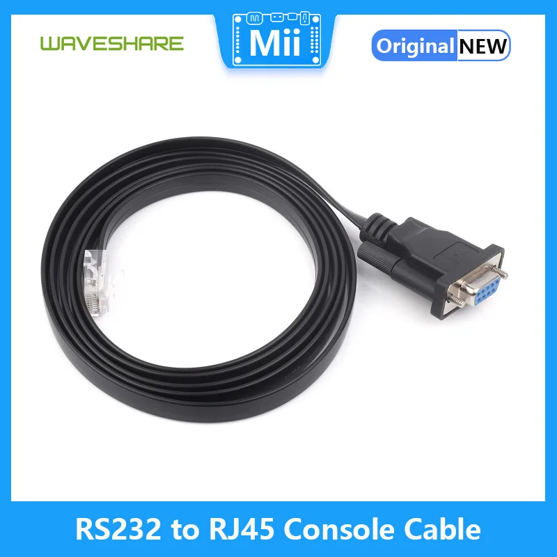 

RS232 to RJ45 Console Cable, RS232 DB9 Female Port to RJ45 Console Male Port, Cable Length 1.8m