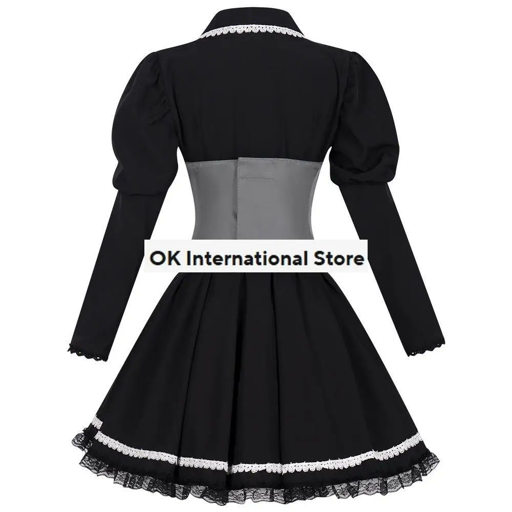 Anime Shugo Chara Cosplay Hoshina Utau Costumes for Women Uniforms Sailor Suit Tsukiyomi Utau Black Dress Long Wig