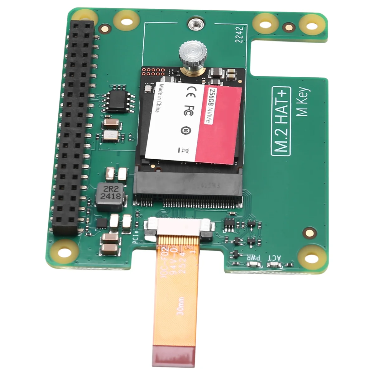 For Raspberry Pi 5 M.2 AI HAT+ Board for Enhanced Machine Learning Capabilities -T44C