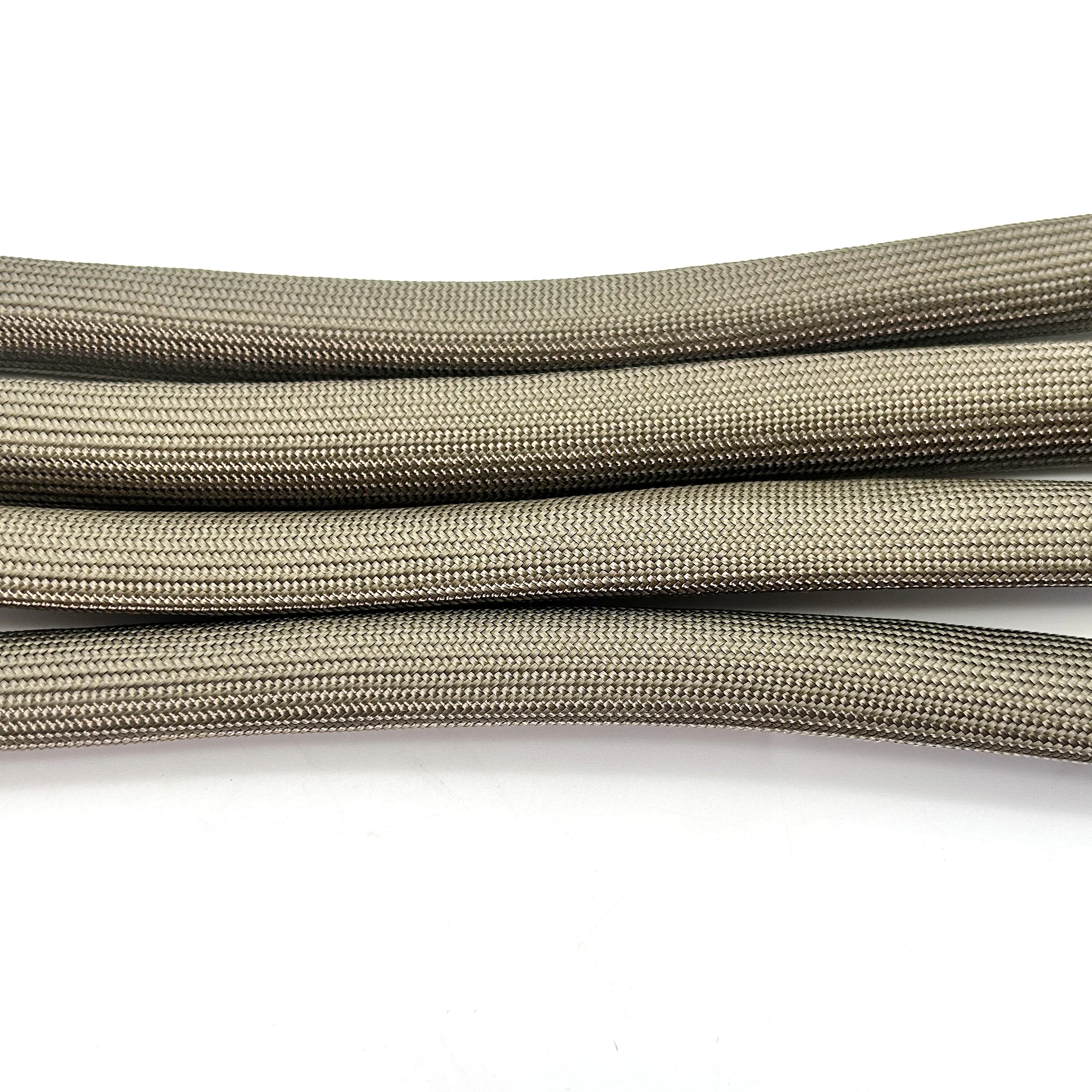 ID 1mm~20mm Basalt Glass Fiber Sleeve 1000Deg C  Heat-Resistant Fireproof Insulation Tube for Automotive Engine Cable Protection