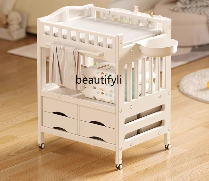 

Diaper table baby touch care table, two-in-one diaper change dual-purpose movable multi-function