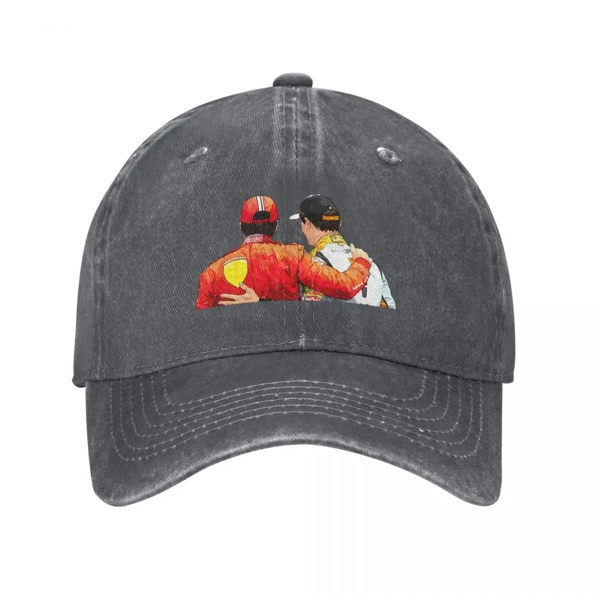 

Carlos and Lando Monaco Podium Baseball Cap Rave Sun Hat For Children Trucker Hat Vintage Woman Hats Men's