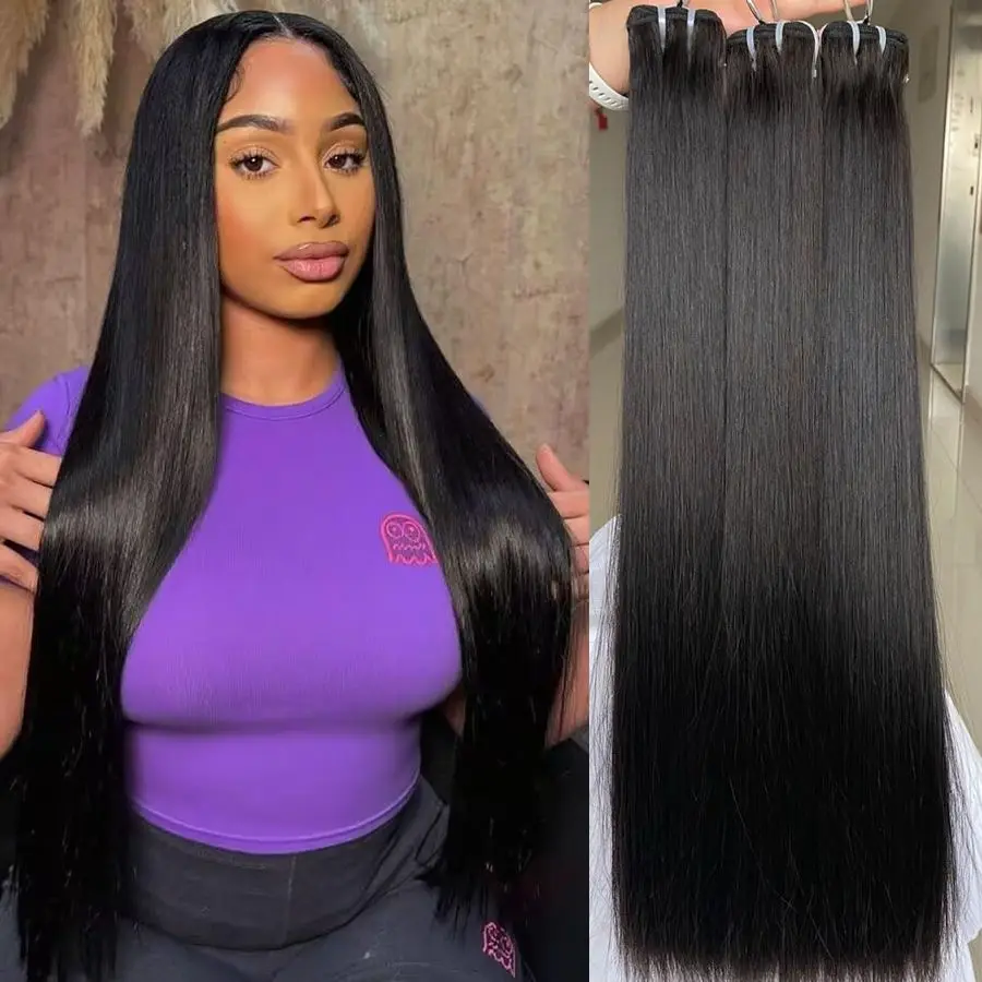

Vietnamese Human Hair Bundles Straight Hair 16 18 20 Inch,Triple Lifespan Than Regular Virgin Hair,16A Unprocessed Raw Vietnames