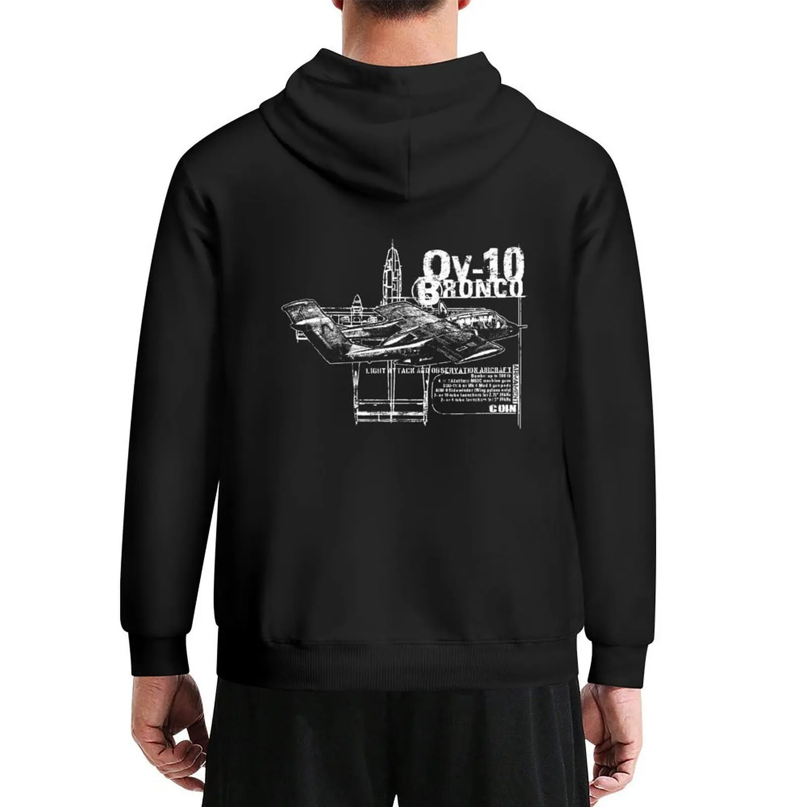 

OV-10 Bronco Hoodie korean style clothes men clothes men's sweat-shirt set autumn clothes oversized hoodie