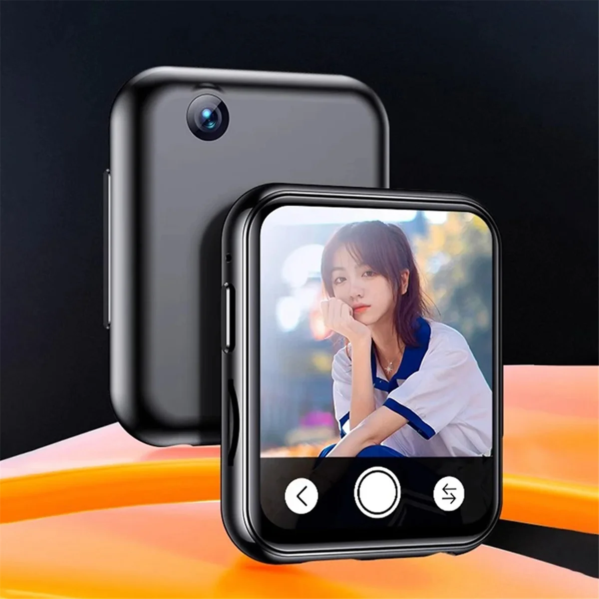 POP-lMP3 เครื่องเล่นเพลงบลูทูธ 5.4 HiFi MP4 Walkman Full Touch Screen ลําโพงในตัวเครื่องบันทึกกล้องวิดีโอ