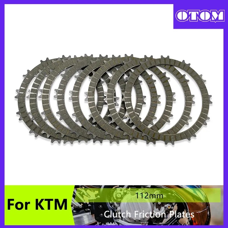 For HUSQVARNA TC TE GASGAS EC EX MC 250 300 Clutch Friction Plates Discs Kits  KTM EXC XC XCW Dirt Bike EnduroMotorcycle Engine