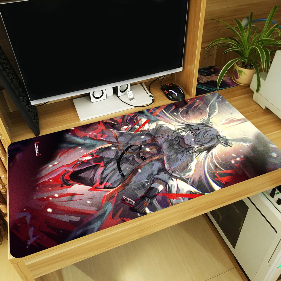 Game Azur Lane Frostnova Theme Large Mouse Pad Otaku Laptop Mice Mat Table Keyboard Mat Gaming Thicken Playmat Cosplay Gift