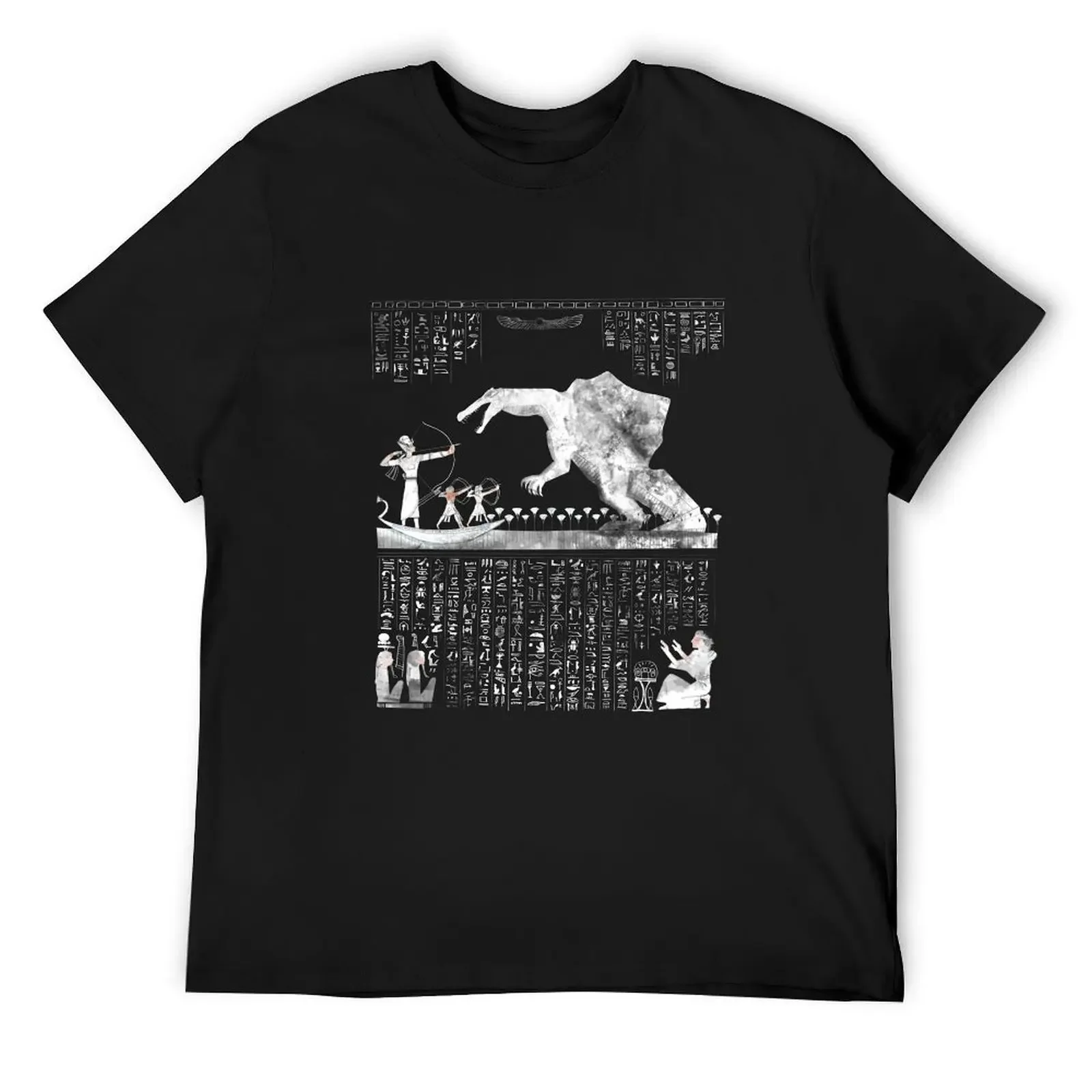 

Spinosaurus dinosaur in ancient Egypt T-Shirt boys whites tees shirts graphic plain black t shirts men
