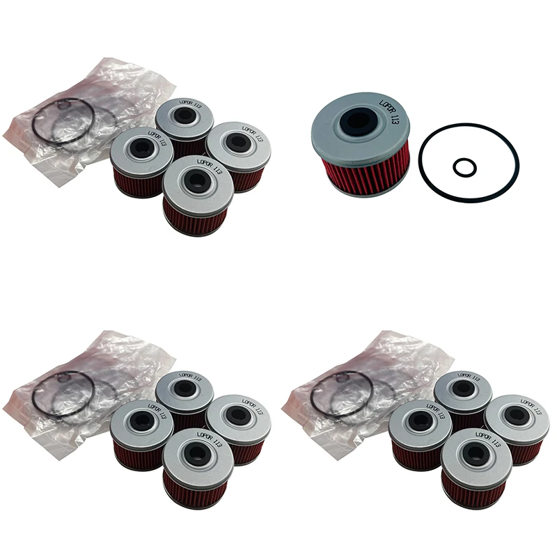 OZOEMPT 13PCS Motorcycle Oil Filter Apply to ATC250 ES Big Red  85-87 ATC350 X  85-86 TRX250  85-87 TRX250 X Fourtrax  86-92