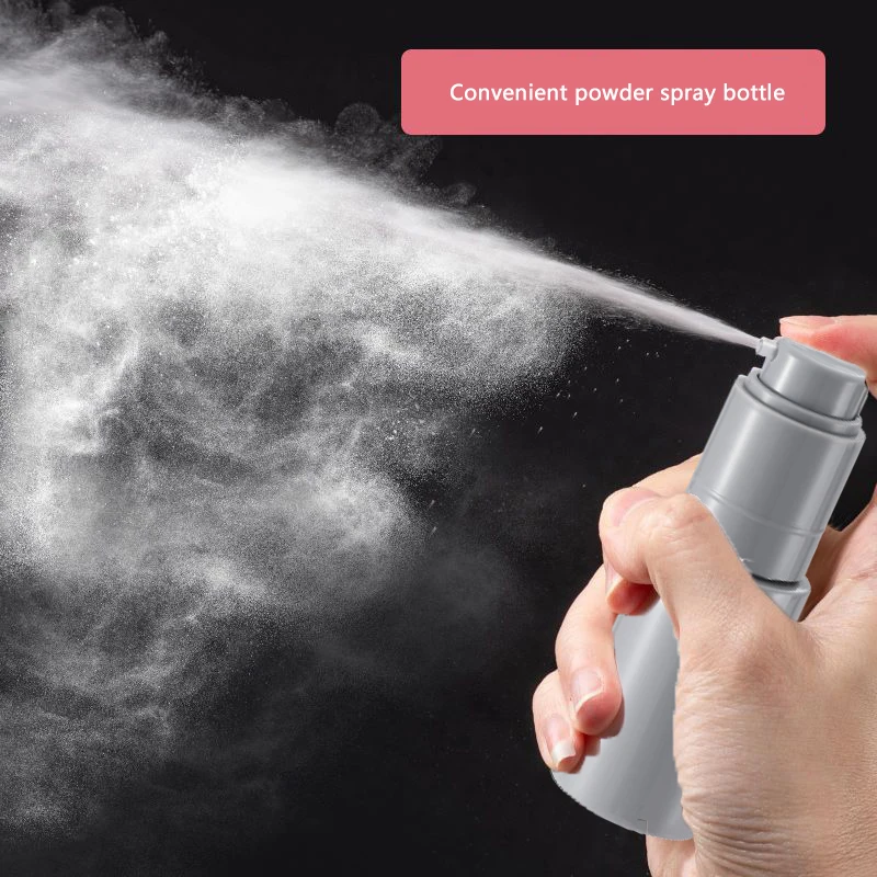 35ml Dry Powder Spray Bottle Refillable Atomizer Baby Powder Dispenser Detachable Traveling Use Plastic Makeup Cosmetics Sprayer