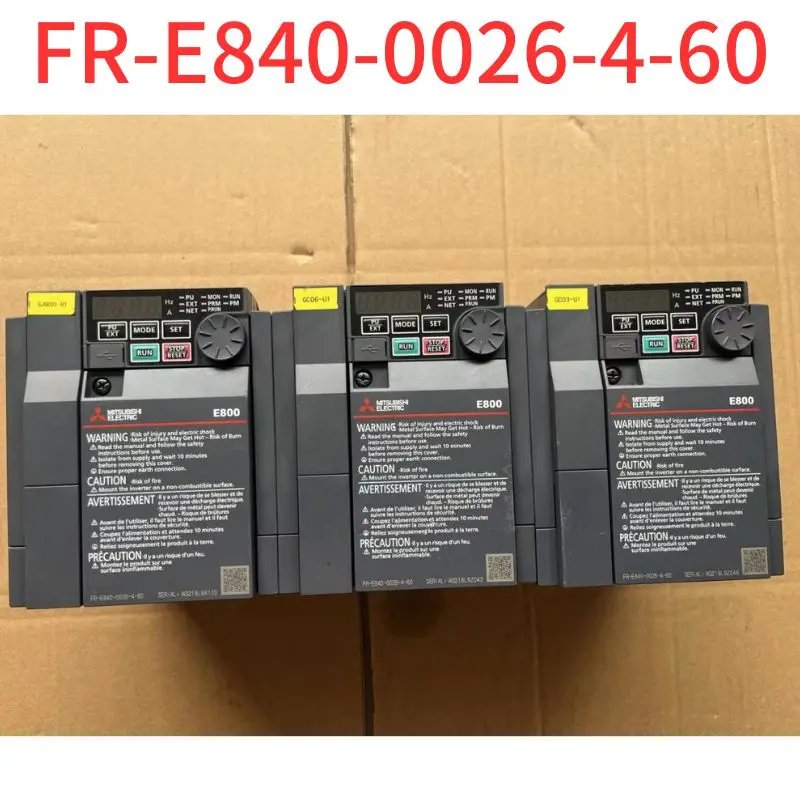 Second-hand Test OK FR-E840-0026-4-60 frequency converter 0.75KW