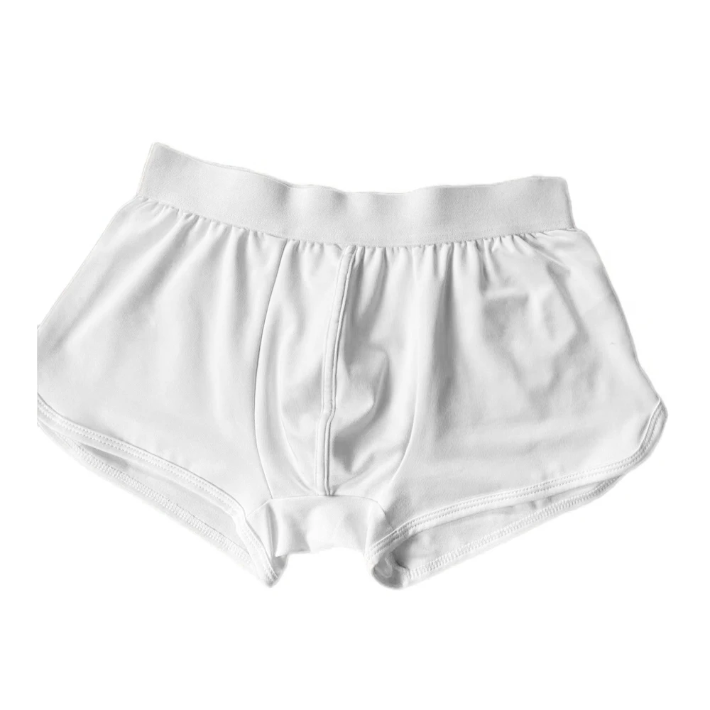 Men Boxers Panties Comfy Trunks Plus Size Loose Man Sexy U Convex Underwear Shorts Underpants BoxerShorts Solid Cuecas