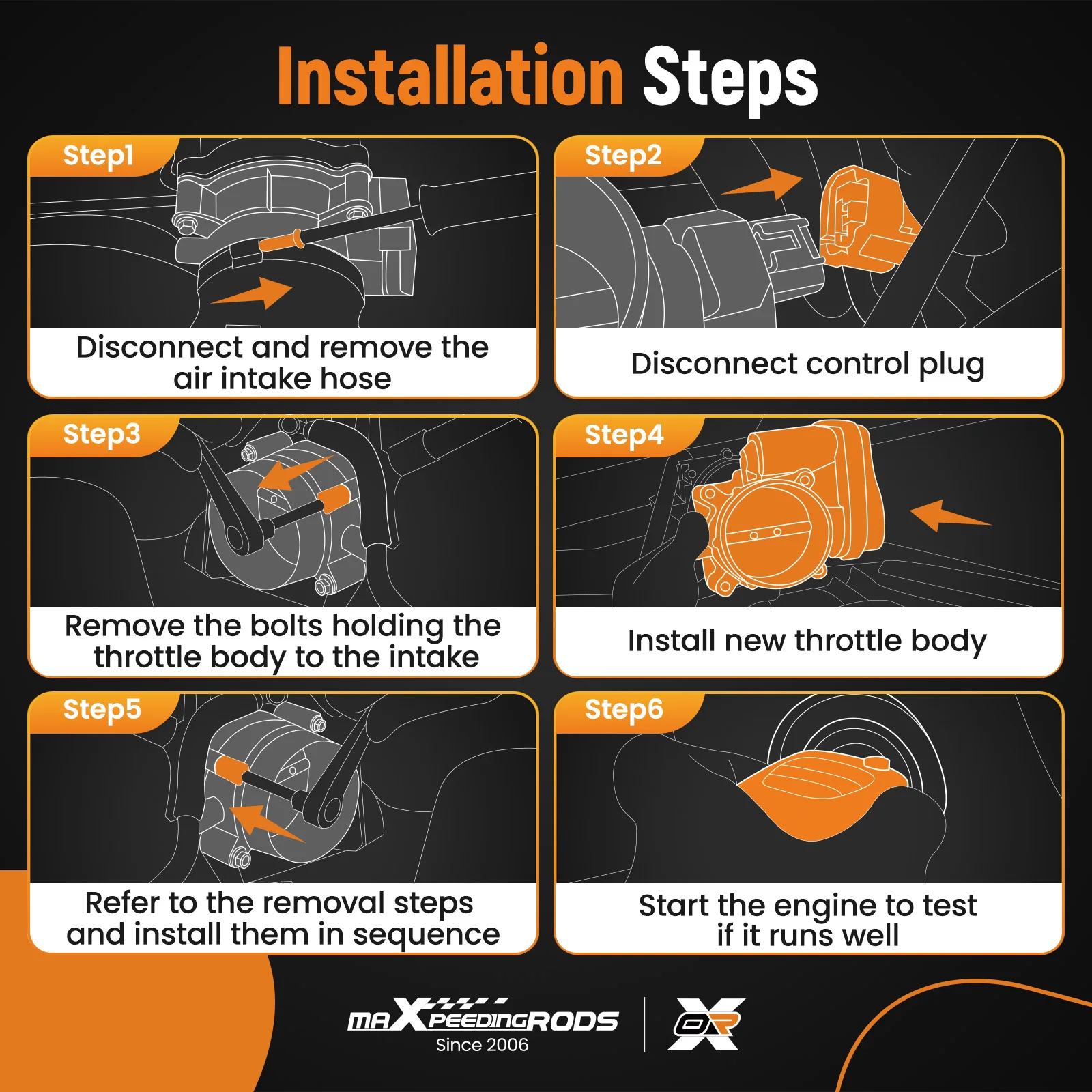 

Throttle Body Assembly for Ford Focus/Transit Connect 2008-2013 S20027 67-6005